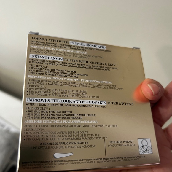 New Lancome Priming Serum 24H Hydrating & Smoothing Solid Primer 0.2oz Full Size - Picture 3 of 3